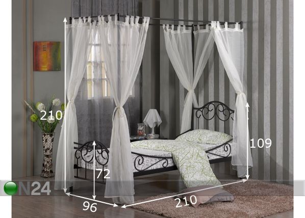 Katossänky SHELBAYVILLE 90x200 cm mitat