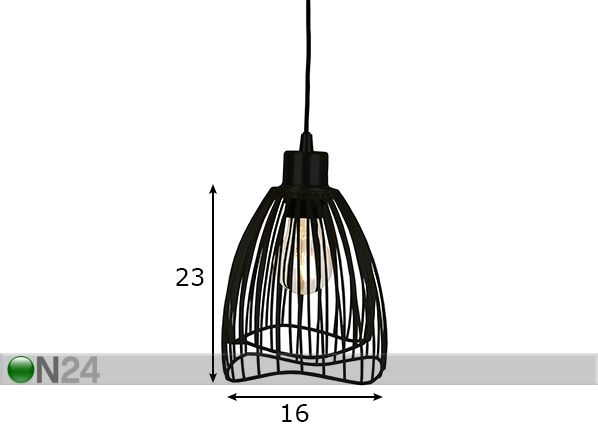 Katto- ja pöytävalaisin RAY mitat