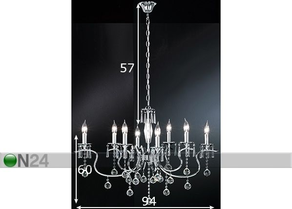 Kattokruunu Diamant mitat