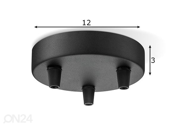 Kattokuppi Metal mitat