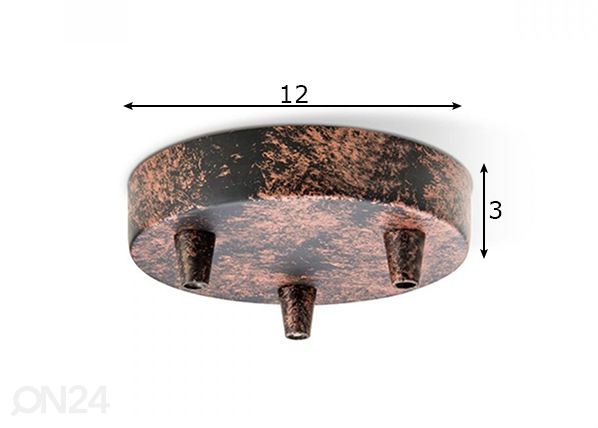 Kattokuppi Metal mitat