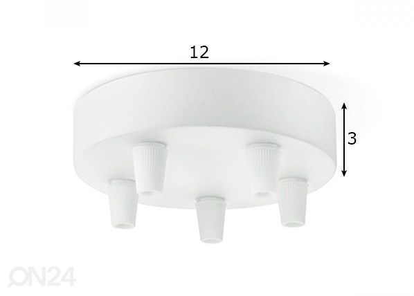 Kattokuppi Metal mitat