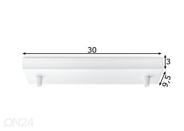 Kattokuppi Metal mitat