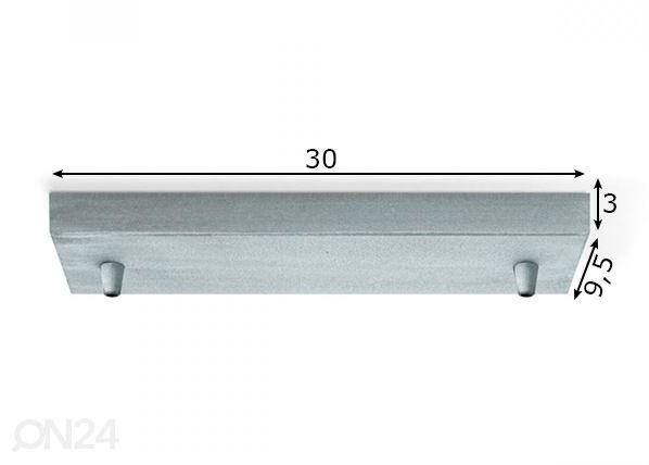Kattokuppi Metal mitat