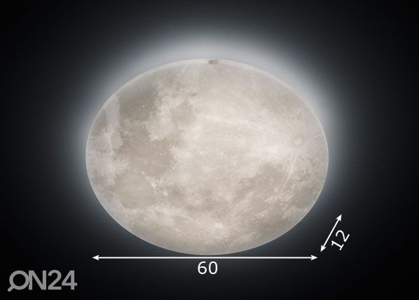 Kattoplafondi Lunar mitat