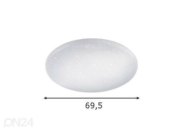 Kattoplafondi Uranus + kaukosäädin mitat
