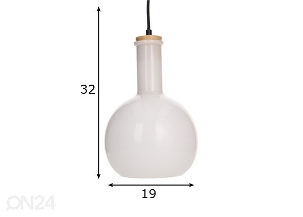 Kattovalaisin mitat