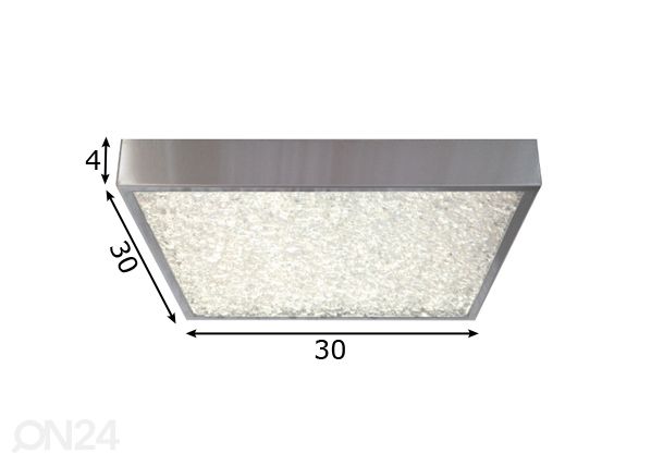 Kattovalaisin Arctic Cloud LED mitat