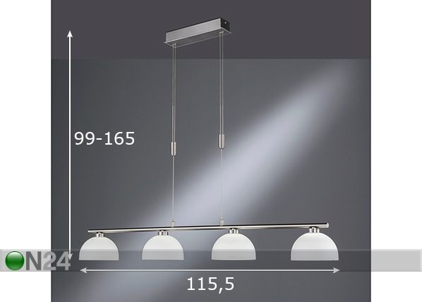Kattovalaisin Avignon LED mitat