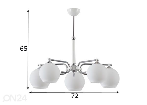 Kattovalaisin Axel-2 5 mitat