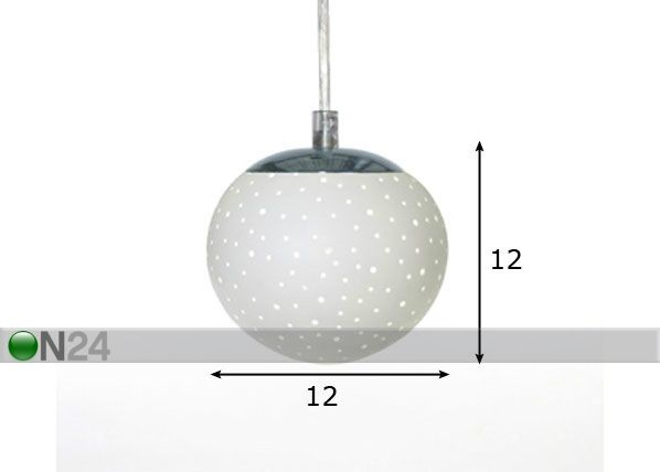 Kattovalaisin BALL mitat