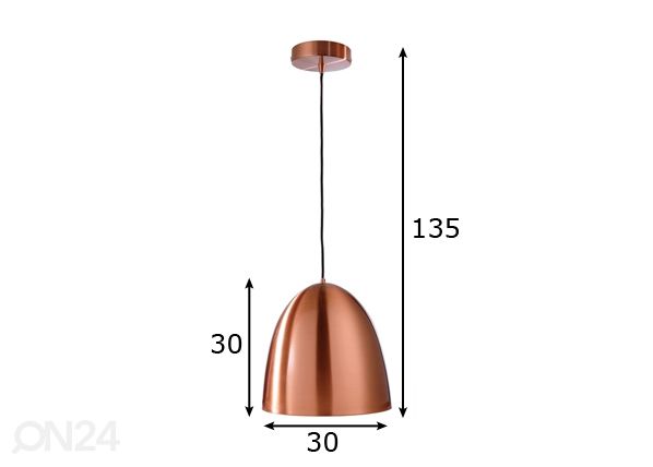 Kattovalaisin Bell mitat