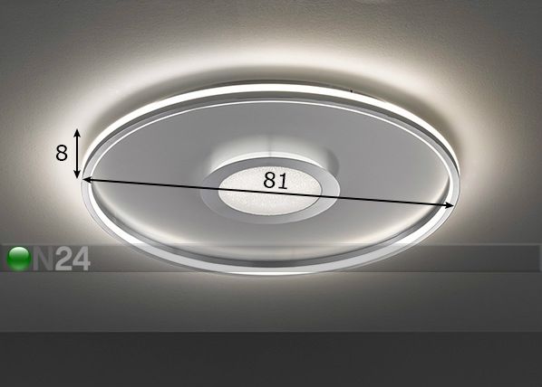 Kattovalaisin Bug LED mitat