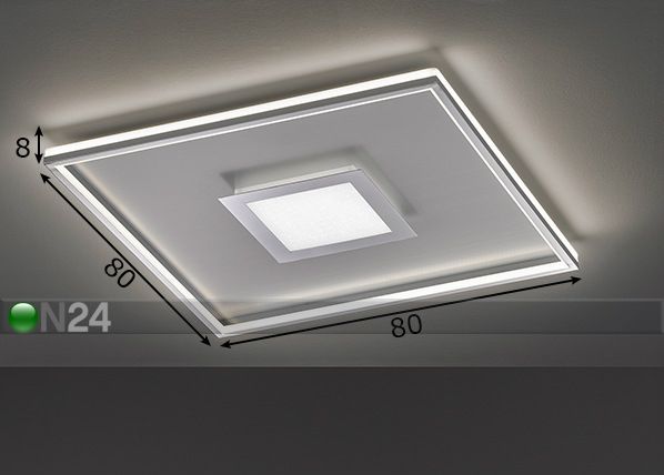 Kattovalaisin Bug LED mitat