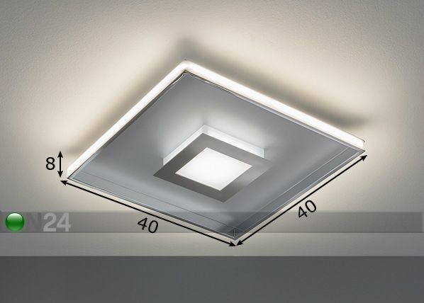 Kattovalaisin Bug LED mitat