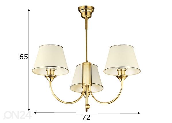 Kattovalaisin Classic-2 3 mitat