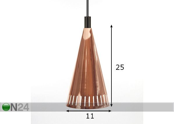 Kattovalaisin Cocktail mitat