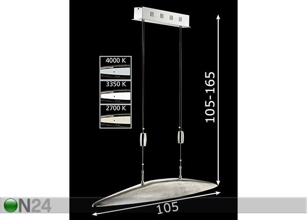 Kattovalaisin Colmar LED mitat
