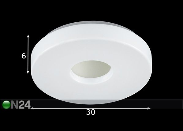Kattovalaisin Cookie LED mitat