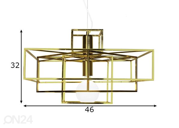 Kattovalaisin Cube mitat