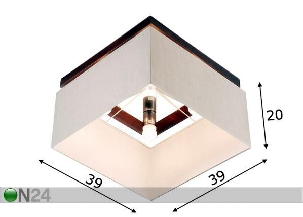 Kattovalaisin CUBE mitat