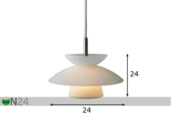 Kattovalaisin DALLAS MIDI Ø 24 cm mitat