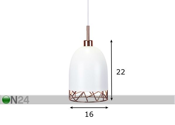 Kattovalaisin Decco Mini mitat