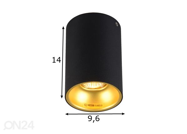 Kattovalaisin Deep SL mitat