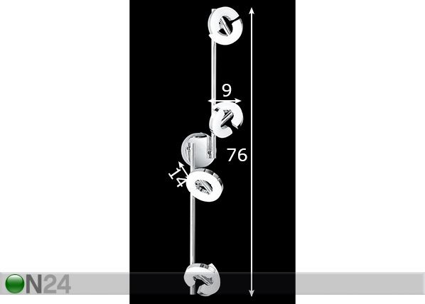 Kattovalaisin Donut LED mitat