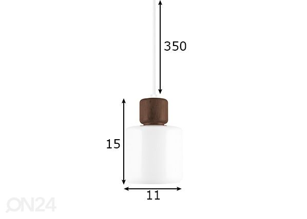 Kattovalaisin Dot 11 mitat