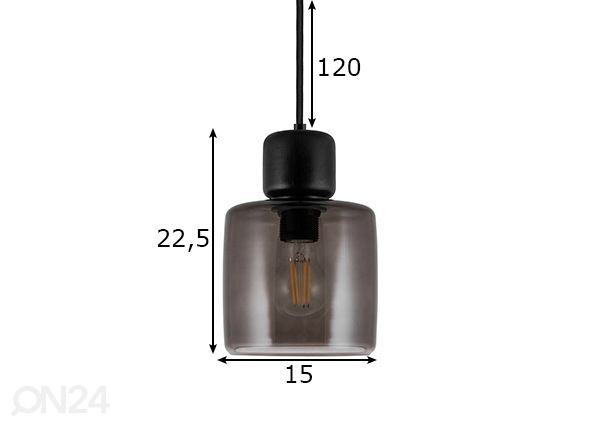 Kattovalaisin Dot 23 mitat