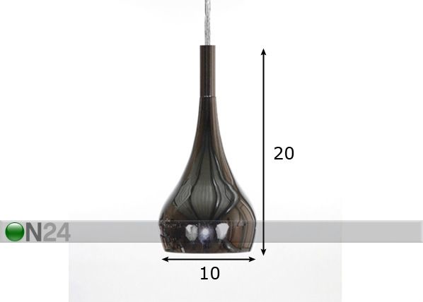Kattovalaisin DRIP mitat