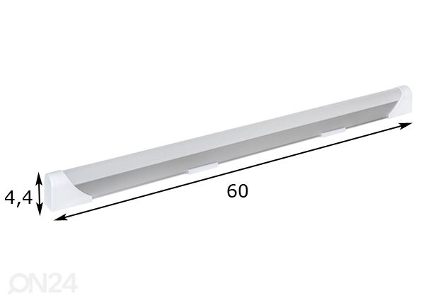 Kattovalaisin Ecoline LED 60 mitat