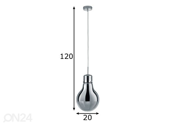 Kattovalaisin Edison II mitat
