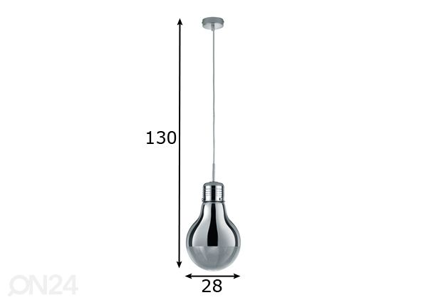 Kattovalaisin Edison II mitat
