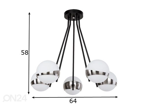 Kattovalaisin ELFA-2 5 mitat