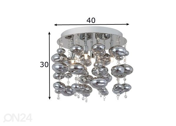 Kattovalaisin Elli Ø 40 cm mitat