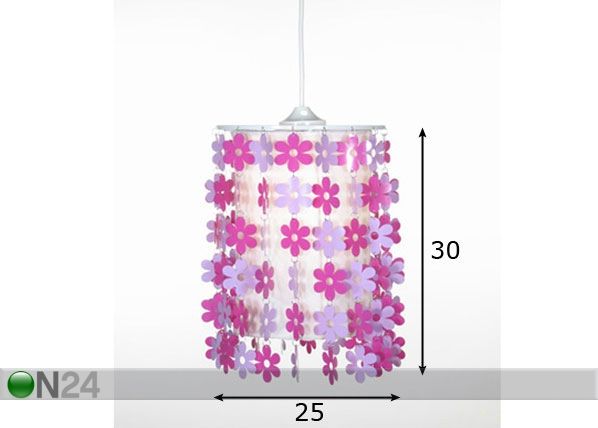 Kattovalaisin FLOWER mitat