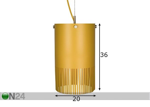 Kattovalaisin Fringe mitat