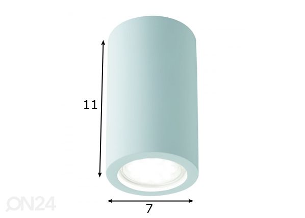 Kattovalaisin Gypsum mitat