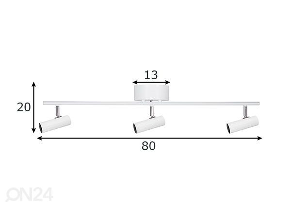Kattovalaisin Hubble mitat