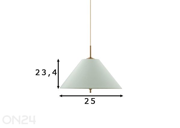 Kattovalaisin Iris 25 mitat
