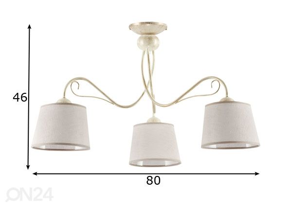 Kattovalaisin Kamelia-2 3 mitat