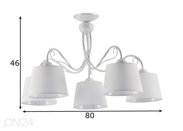 Kattovalaisin Kamelia-3 5 mitat