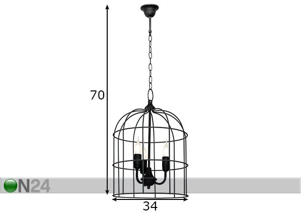 Kattovalaisin KOLIBRI mitat