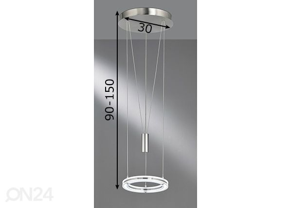 Kattovalaisin Kreis LED mitat