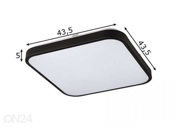 Kattovalaisin LED mitat