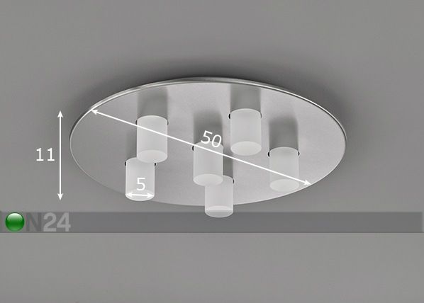 Kattovalaisin LED Cap mitat