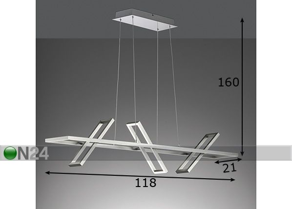 Kattovalaisin LED Rob mitat