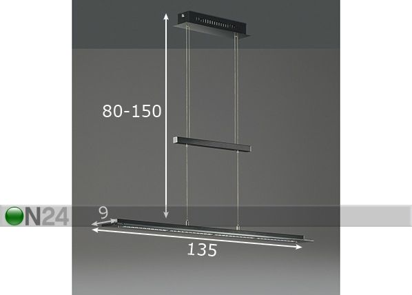 Kattovalaisin LED Tenso TW mitat